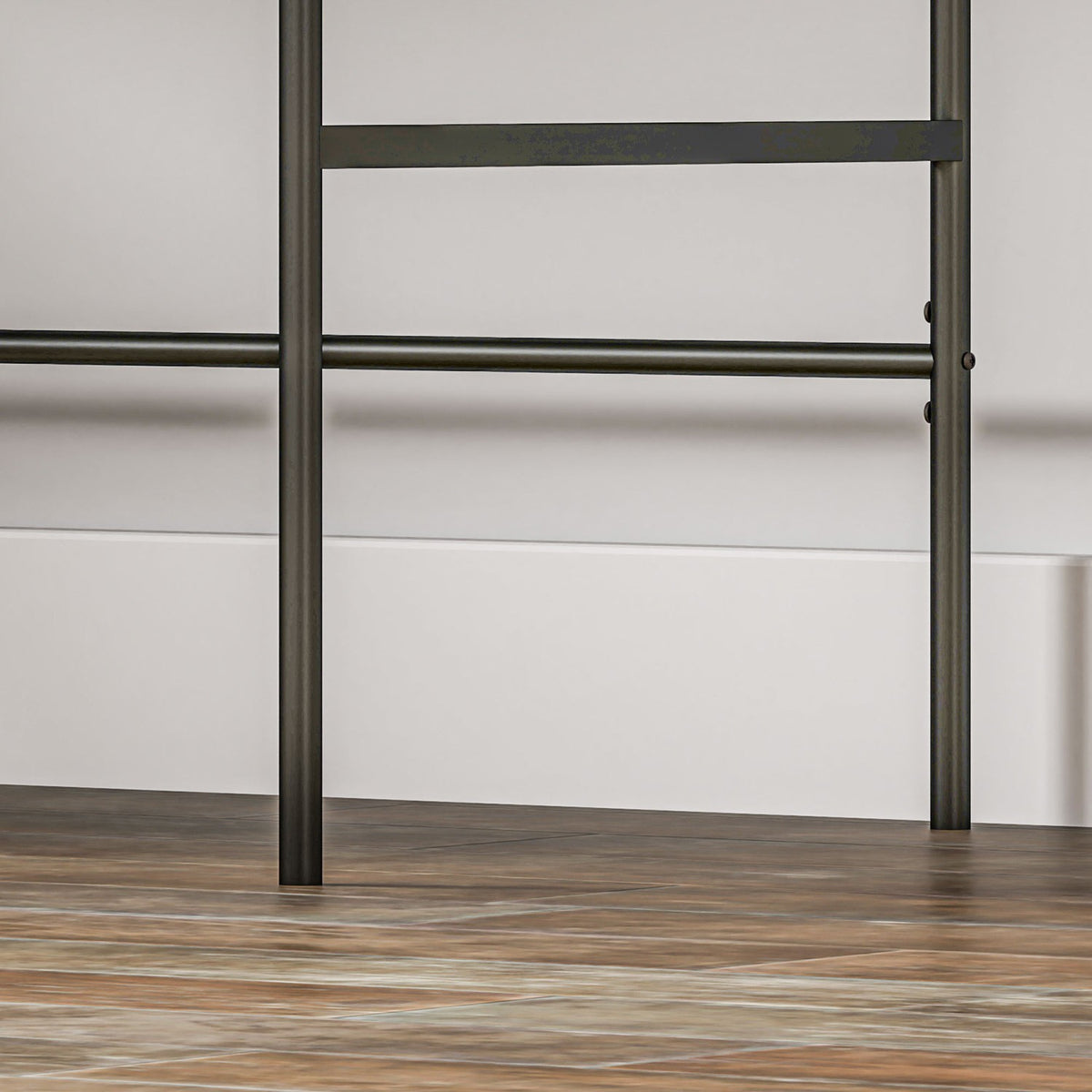 Desk computer desk with storage space, office table with shelf, work table with steel frame, for study office, 120 x 60 x 76.5 cm, oak