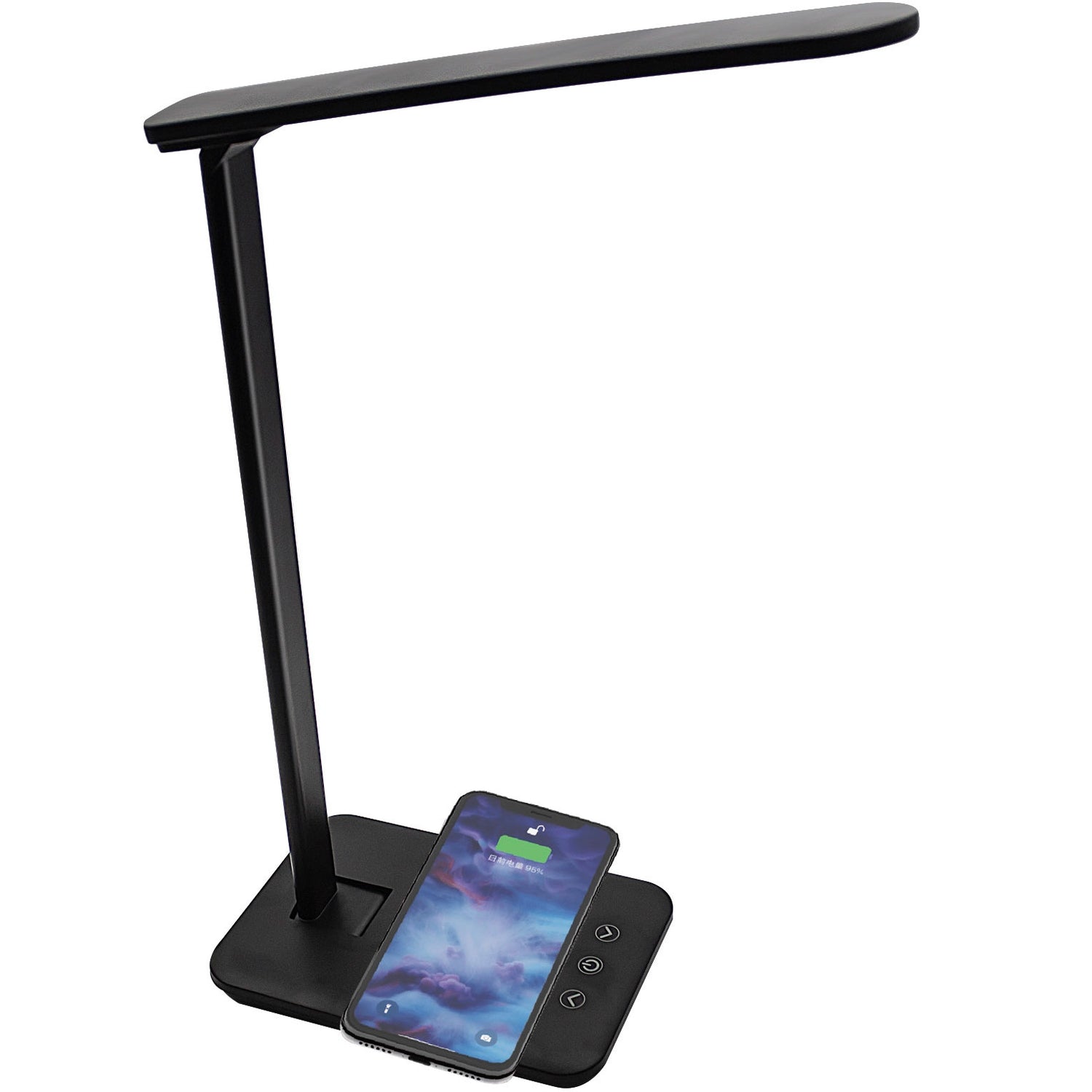 Desk lamp with QI charging