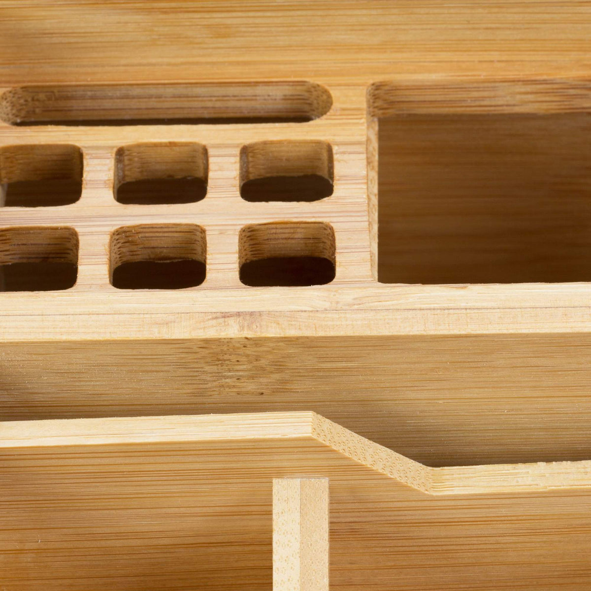 Desk organization in bamboo