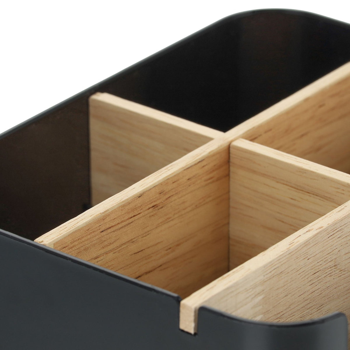 Desk organization with 5 compartments