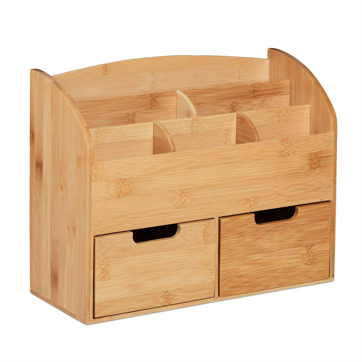 Desk organization with drawers