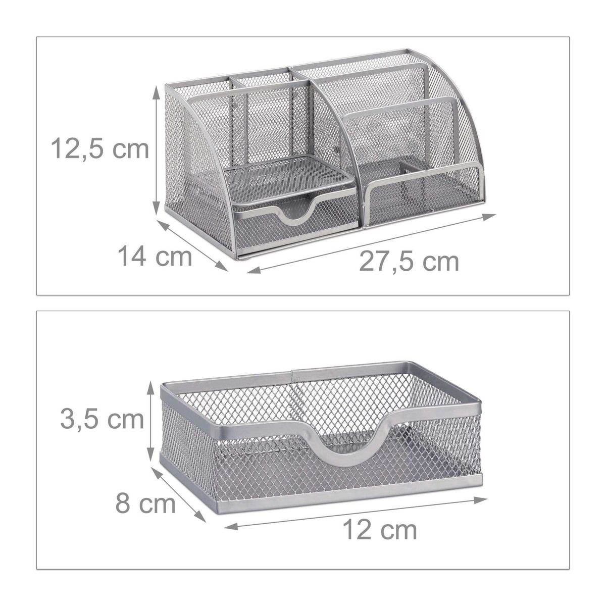 Desk organizer 6 shelves Metal
