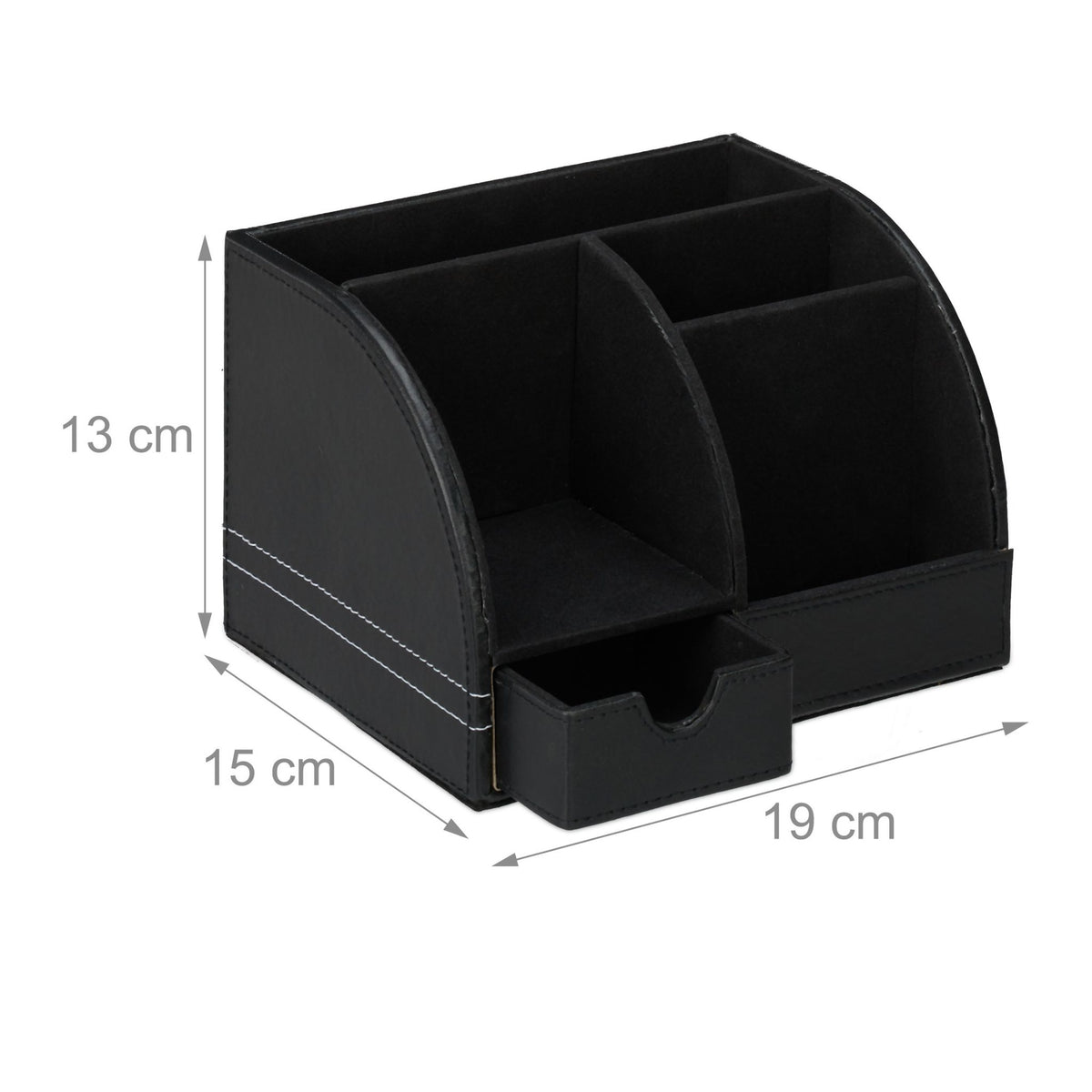 Desk organizer artificial leather