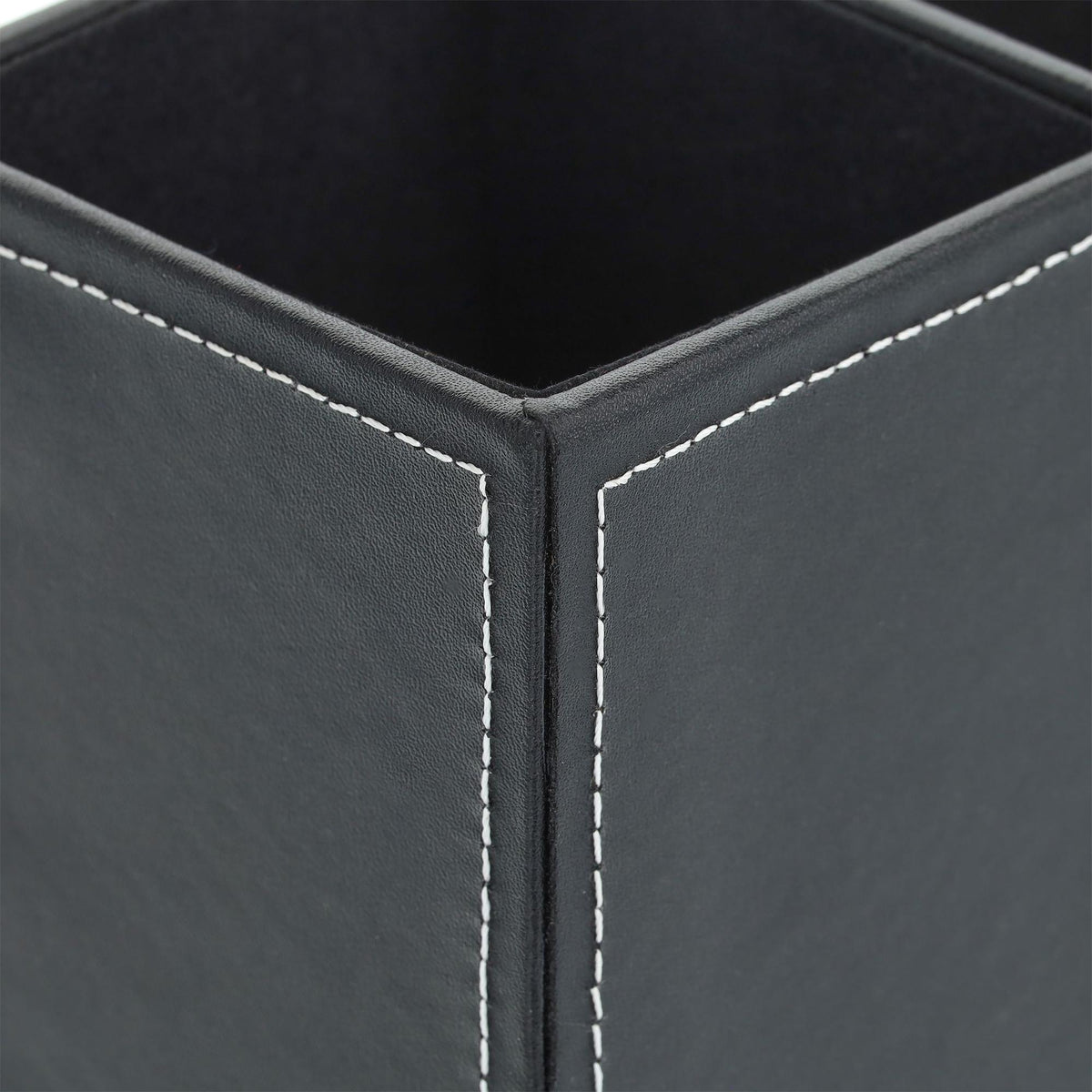 Desk organizer artificial leather