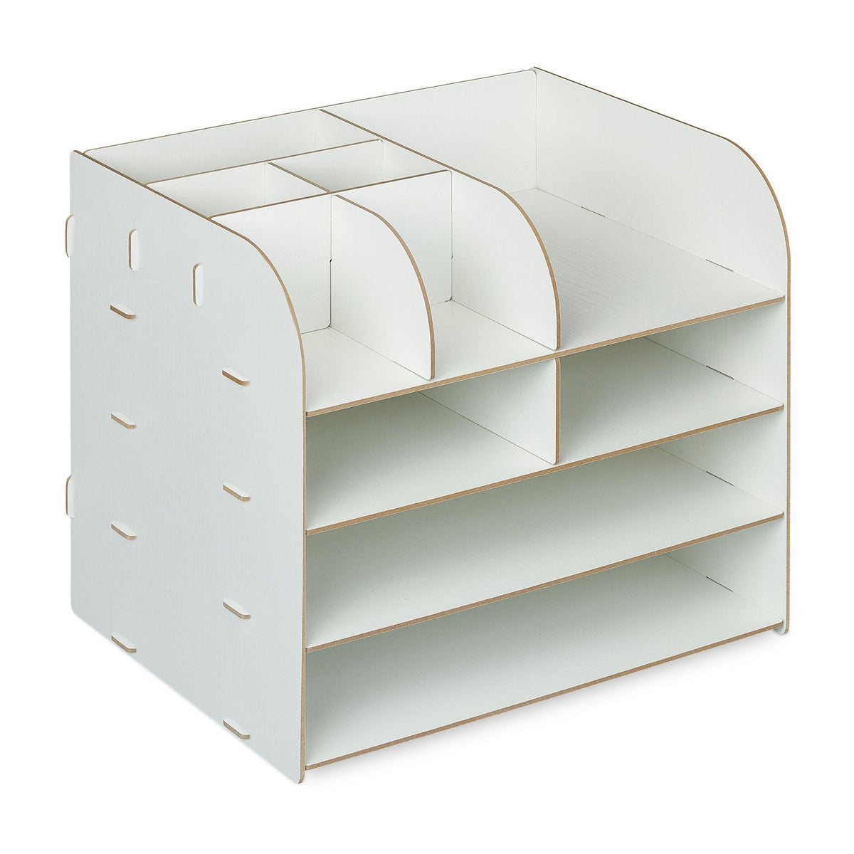 Desk organizer with storage compartment