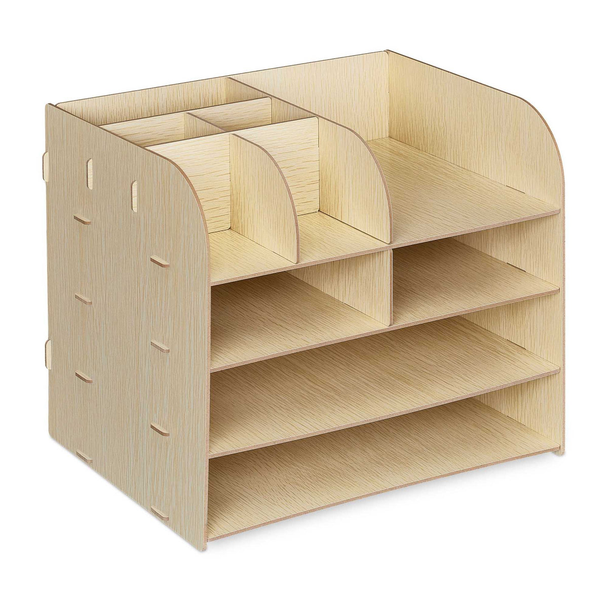 Desk organizer with storage compartment