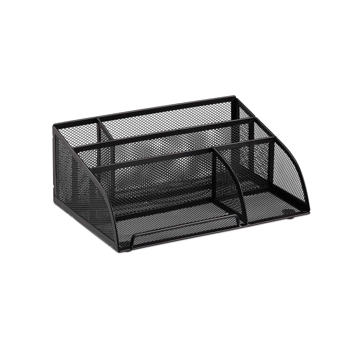 Desk storage in metal