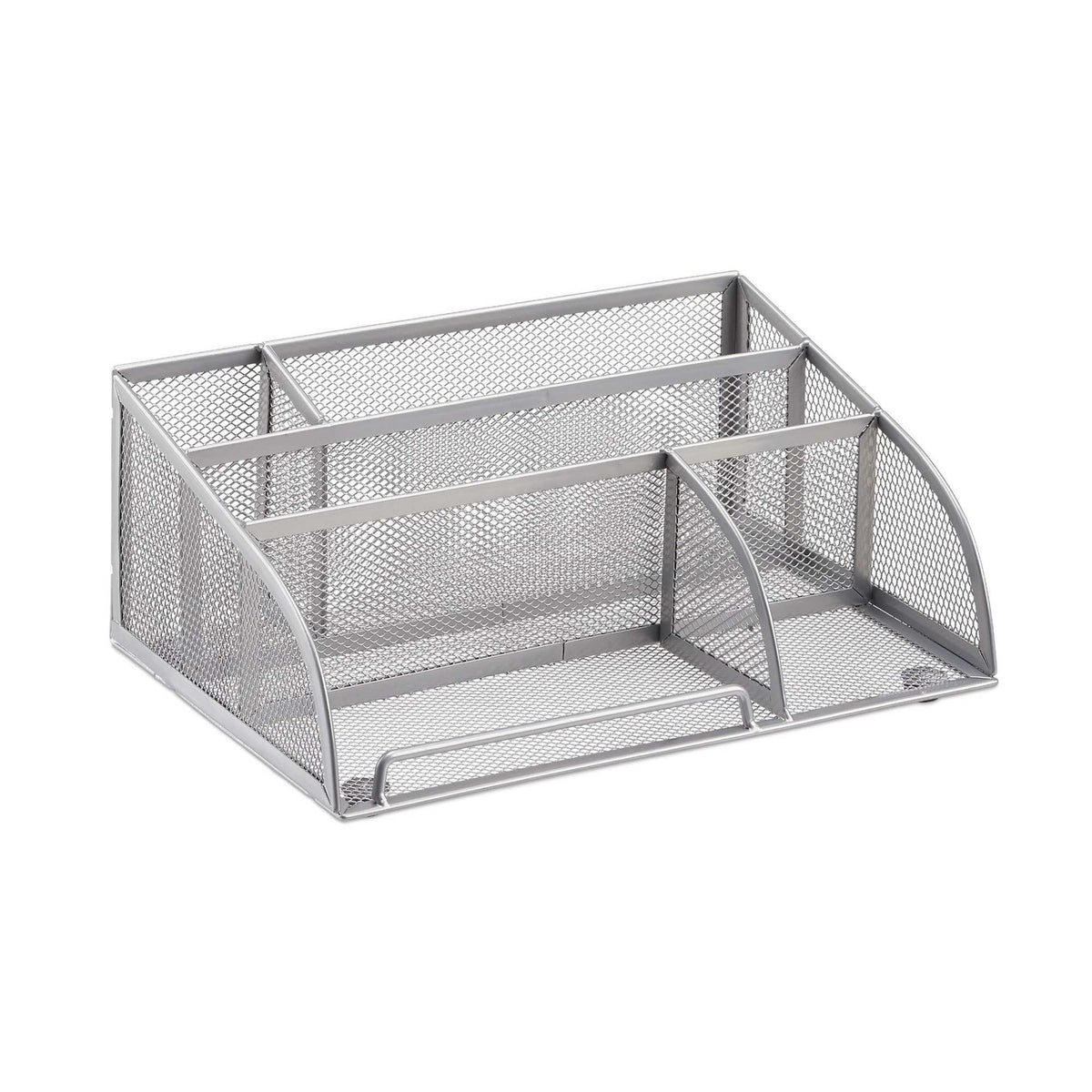 Desk storage in metal