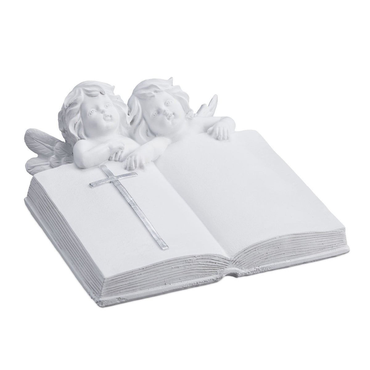 Digging angel with book