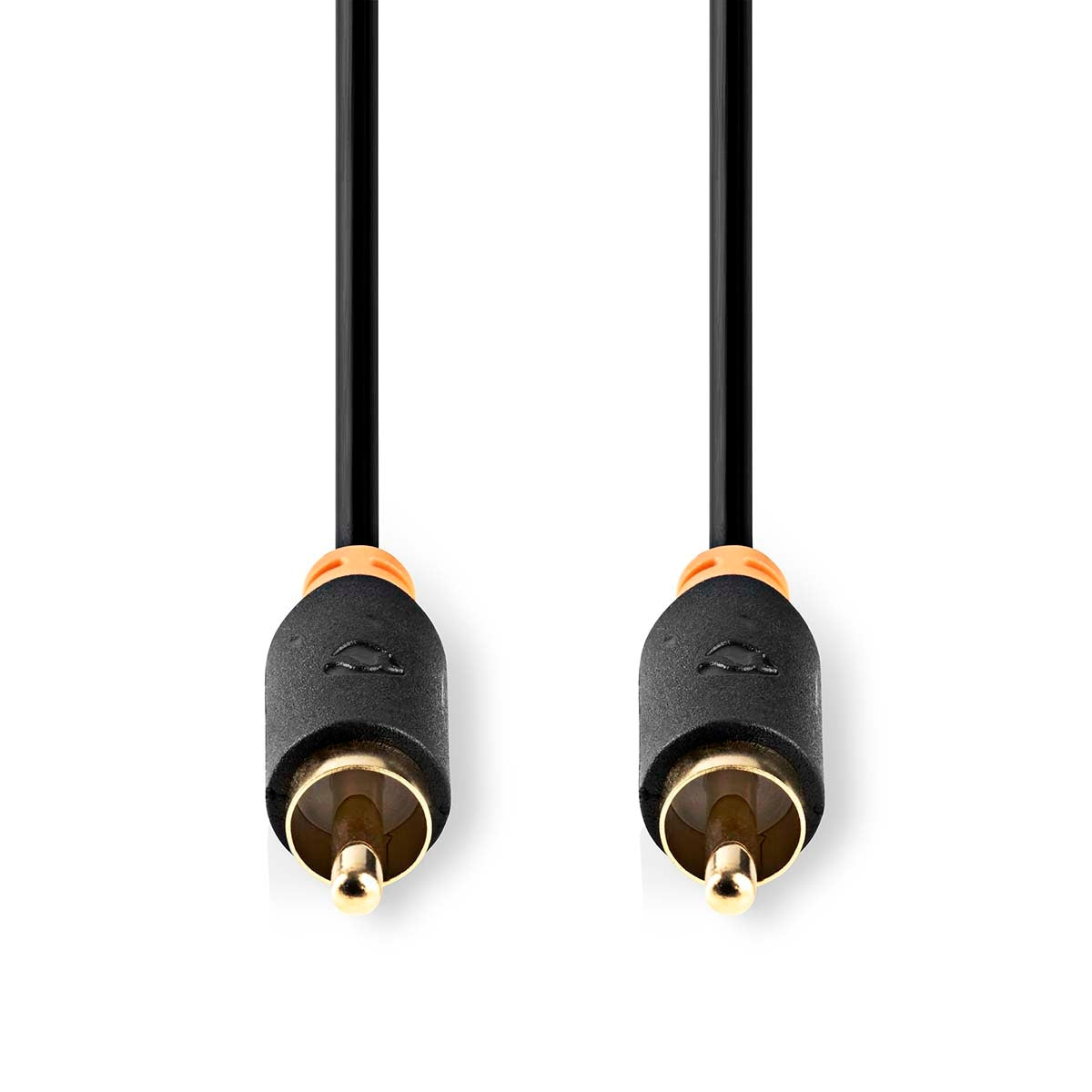 Digital Audio Cable | RCA Male | RCA Male | Gold Plated | 2.00 m | Round | PVC | Anthracite | Box