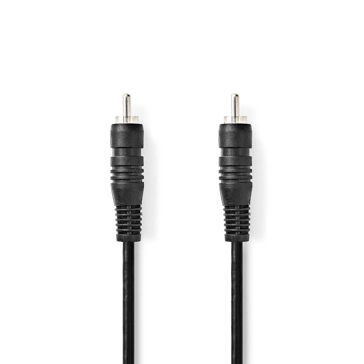 Digital Audio Cable | RCA Male | RCA Male | Nickel Plated | 2.00 m | Round | PVC | Black | Box
