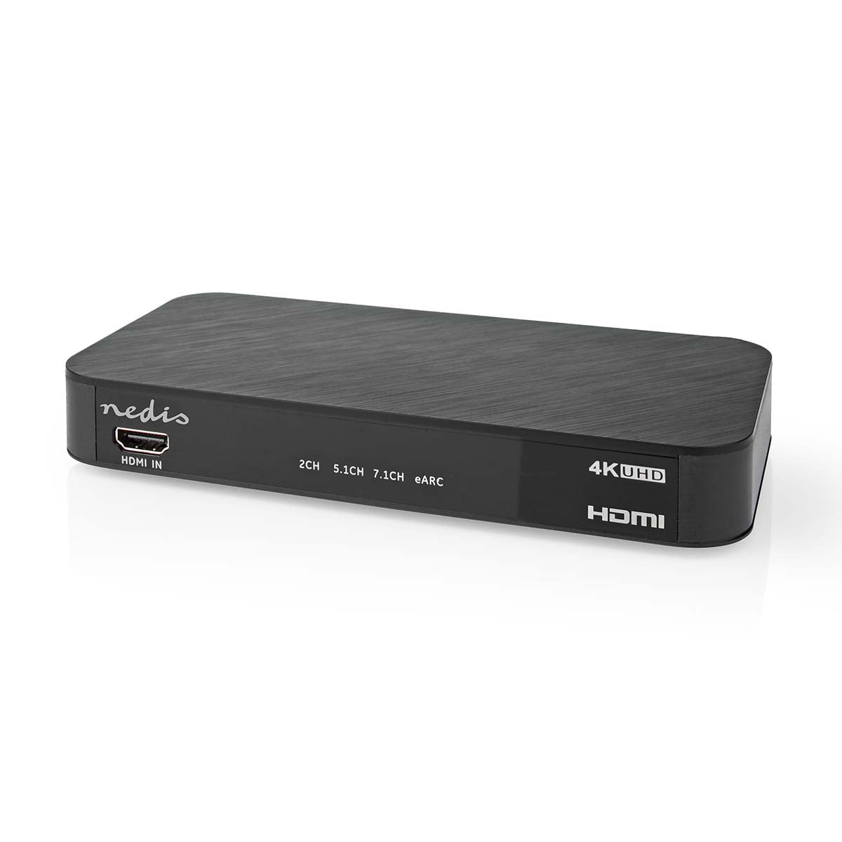 Digital Audio Converter | 2-way | Connection input: DC Power / 1x HDMI™ Input | Connection output: 1x 3.5 mm / 1x TosLink / 3x HDMI™ Output | Automatic / Push Button | Anthracite