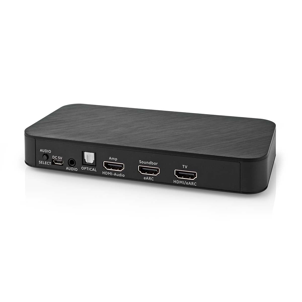 Digital Audio Converter | 2-way | Connection input: DC Power / 1x HDMI™ Input | Connection output: 1x 3.5 mm / 1x TosLink / 3x HDMI™ Output | Automatic / Push Button | Anthracite