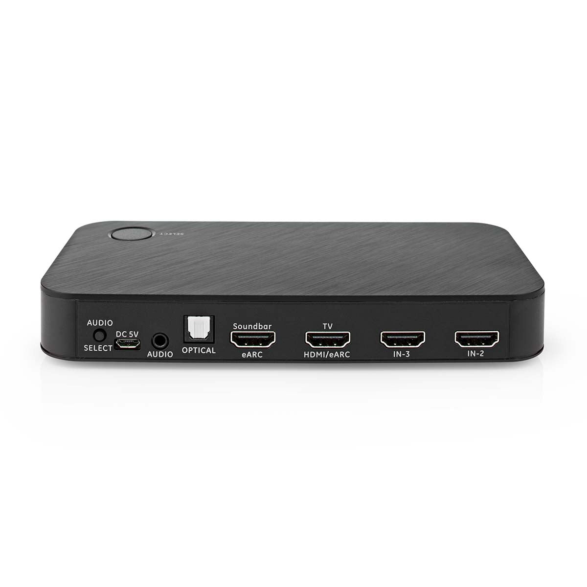 Digital Audio Converter | 2-way | Connection input: DC Power / 3x HDMI™ Input | Connection output: 1x 3.5 mm / 1x TosLink / 2x HDMI™ Output | Automatic / Push Button | Anthracite
