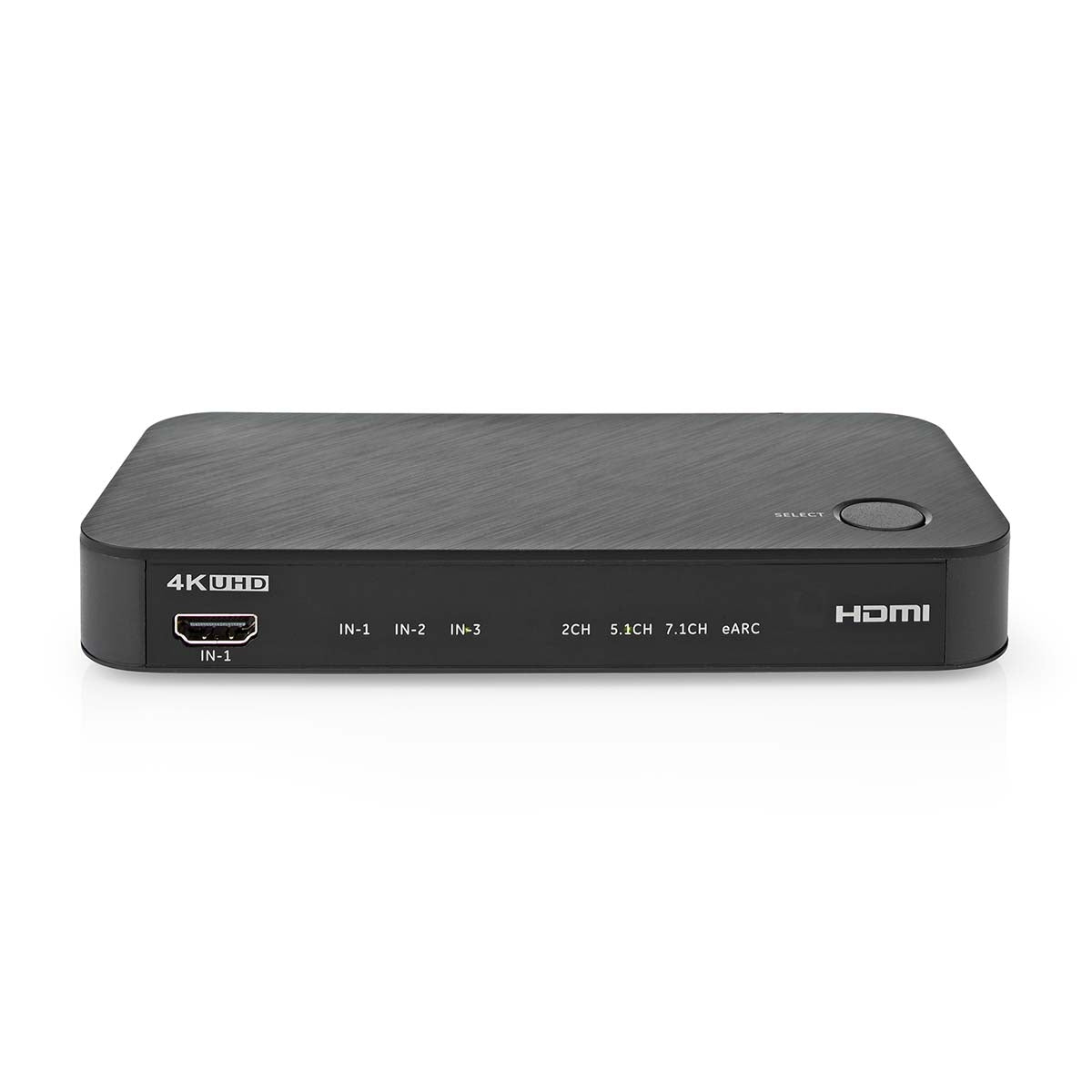 Digital Audio Converter | 2-way | Connection input: DC Power / 3x HDMI™ Input | Connection output: 1x 3.5 mm / 1x TosLink / 2x HDMI™ Output | Automatic / Push Button | Anthracite