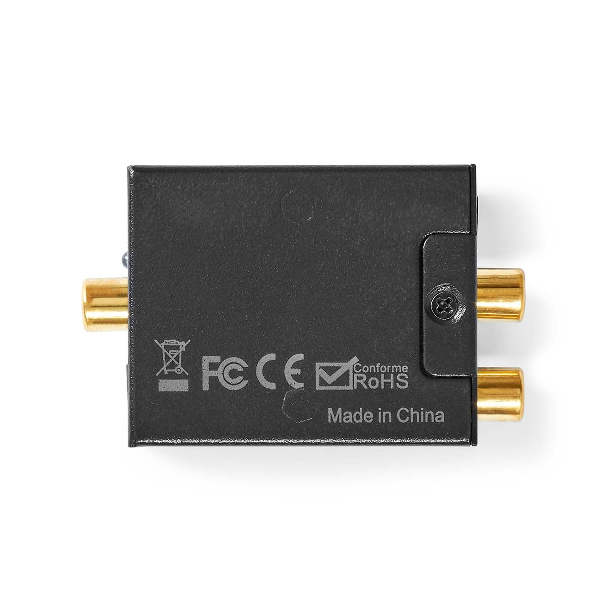 Digital Audio Converter | One way | Connection input: 1x Digital RCA / 1x TosLink | Connection output: 1x (2x RCA) / 1x 3.5 mm | Automatic | Integrated amplifier | Black