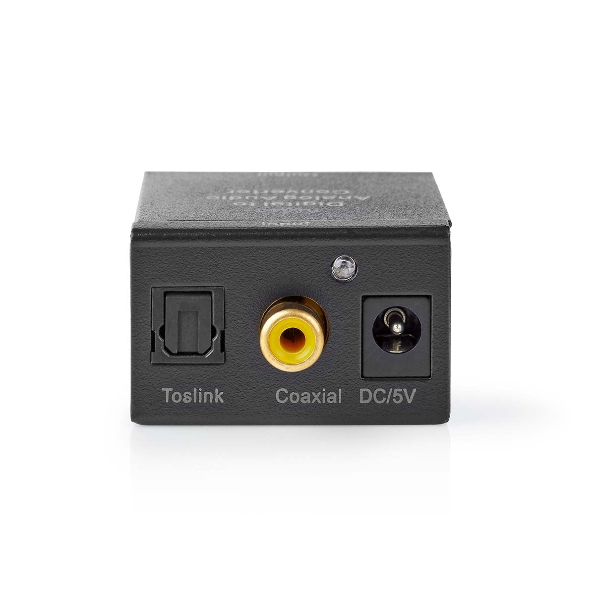 Digital Audio Converter | One way | Connection input: 1x Digital RCA / 1x TosLink | Connection output: 1x (2x RCA) / 1x 3.5 mm | Automatic | Integrated amplifier | Black