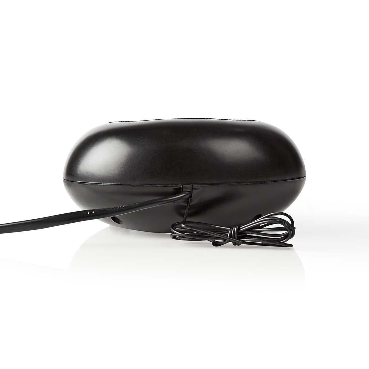 Digital Clock Radio | LED Display | Time projection | AM / FM | Snooze function | Sleep timer | Number of alarms: 2 | Black