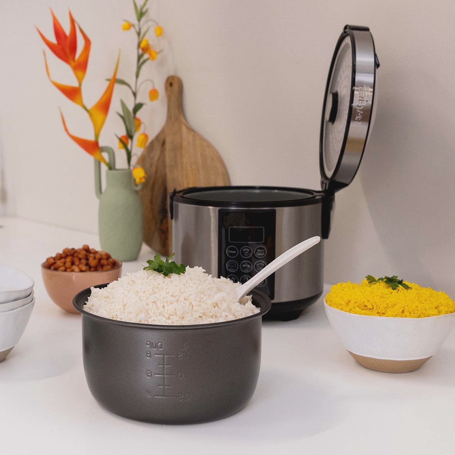 Digital Rice & Multi-Cooker, 1.5L, Keep Warm, 500W