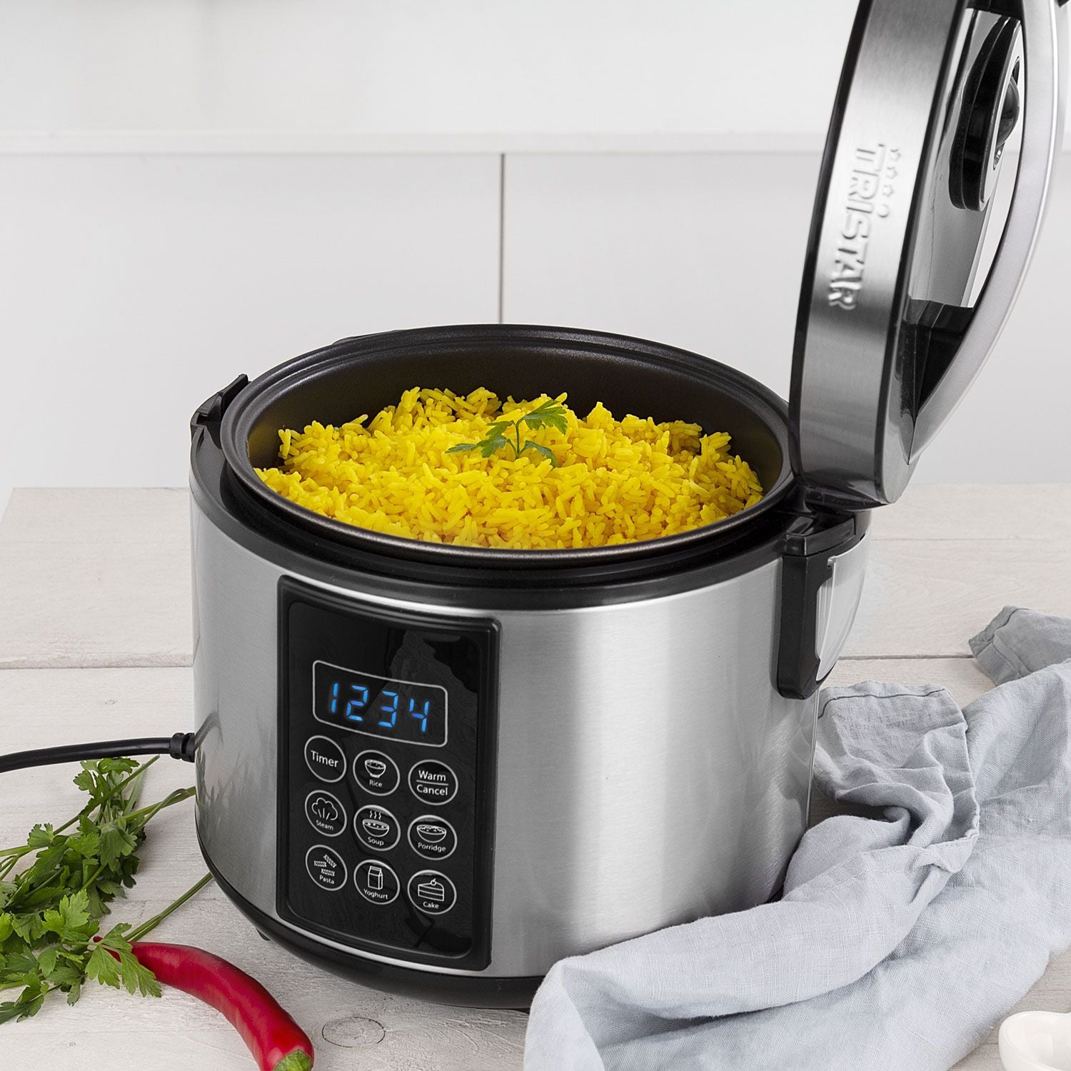 Digital Rice & Steamer 2.2L 900Watt