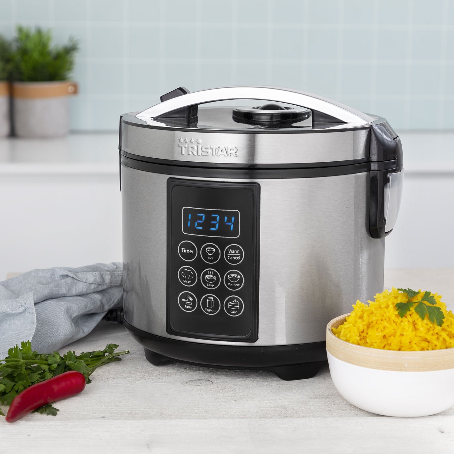 Digital Rice & Steamer 2.2L 900Watt