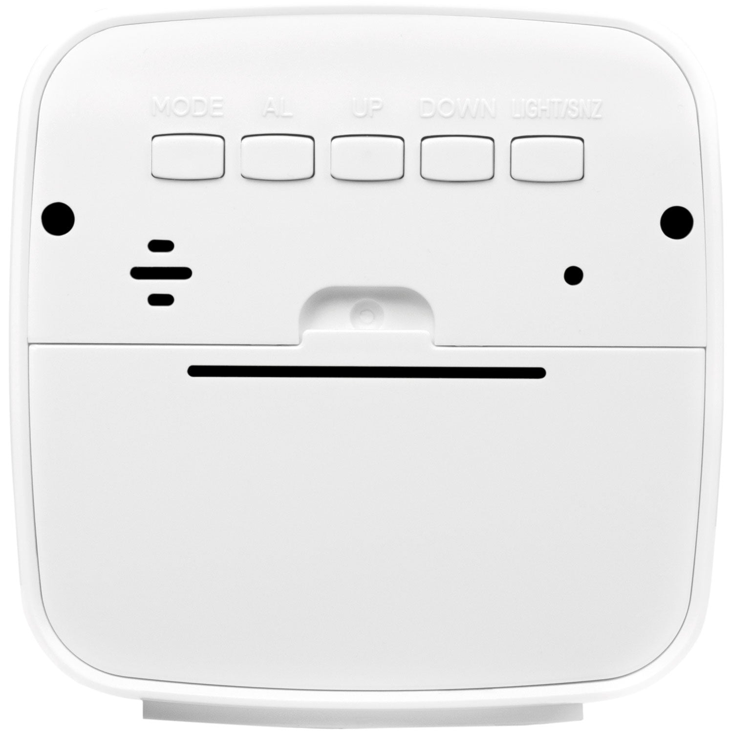 Digital alarm clock with date, temp, humidity