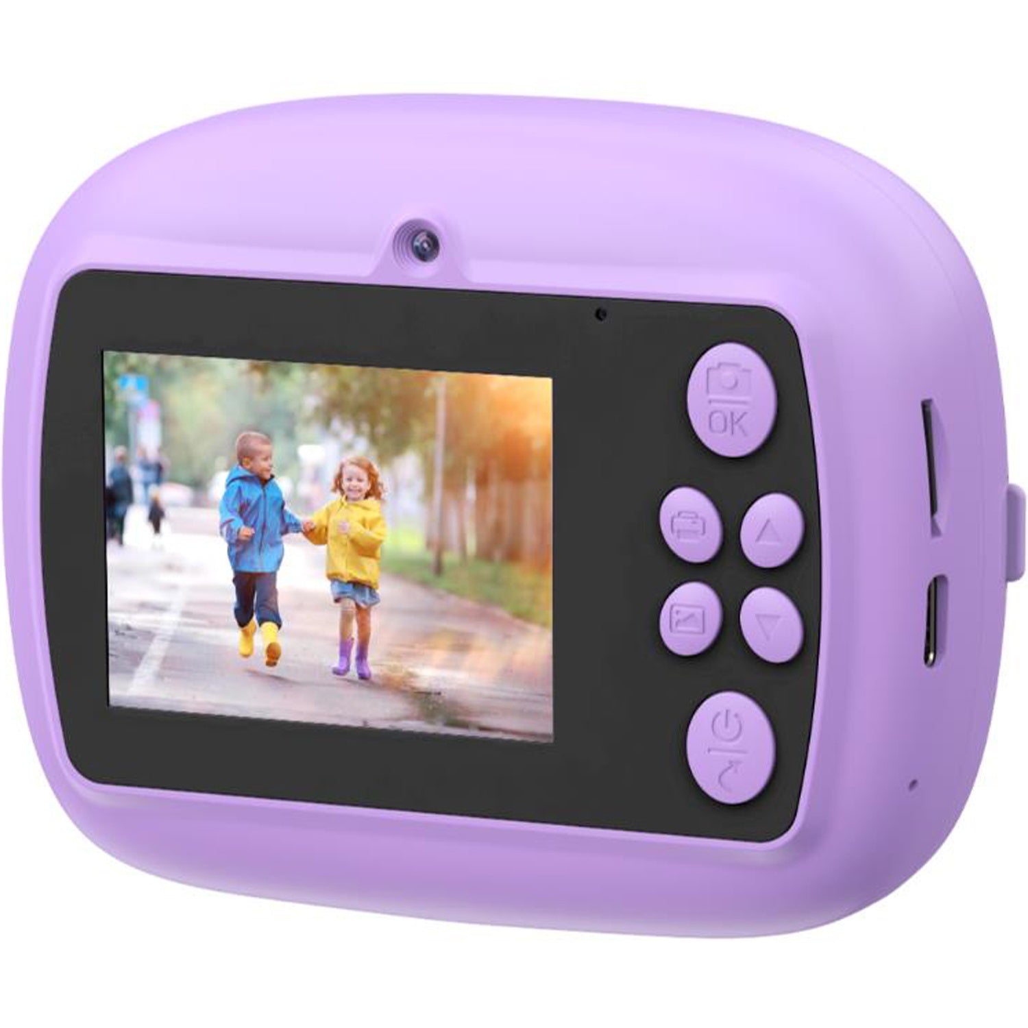 Digital camera with print function Purple