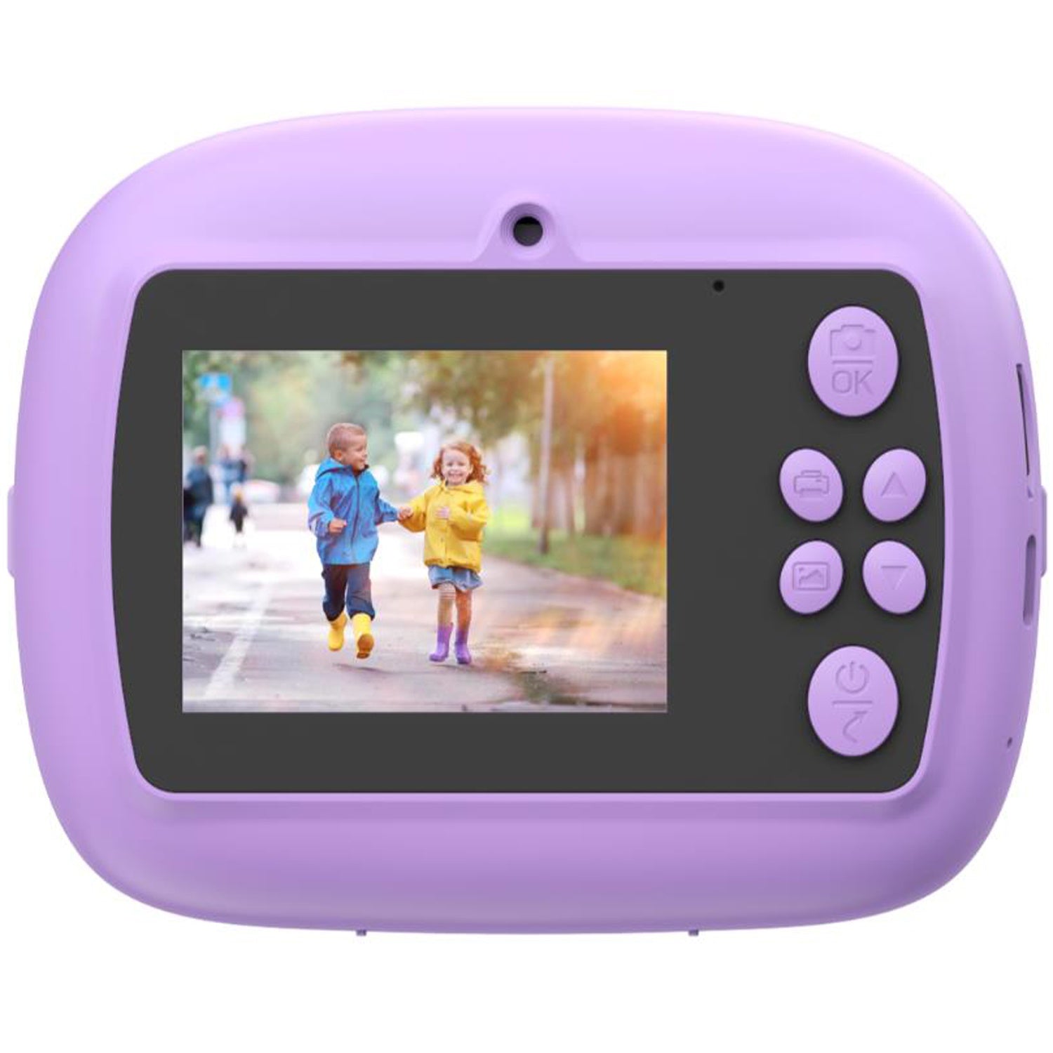 Digital camera with print function Purple