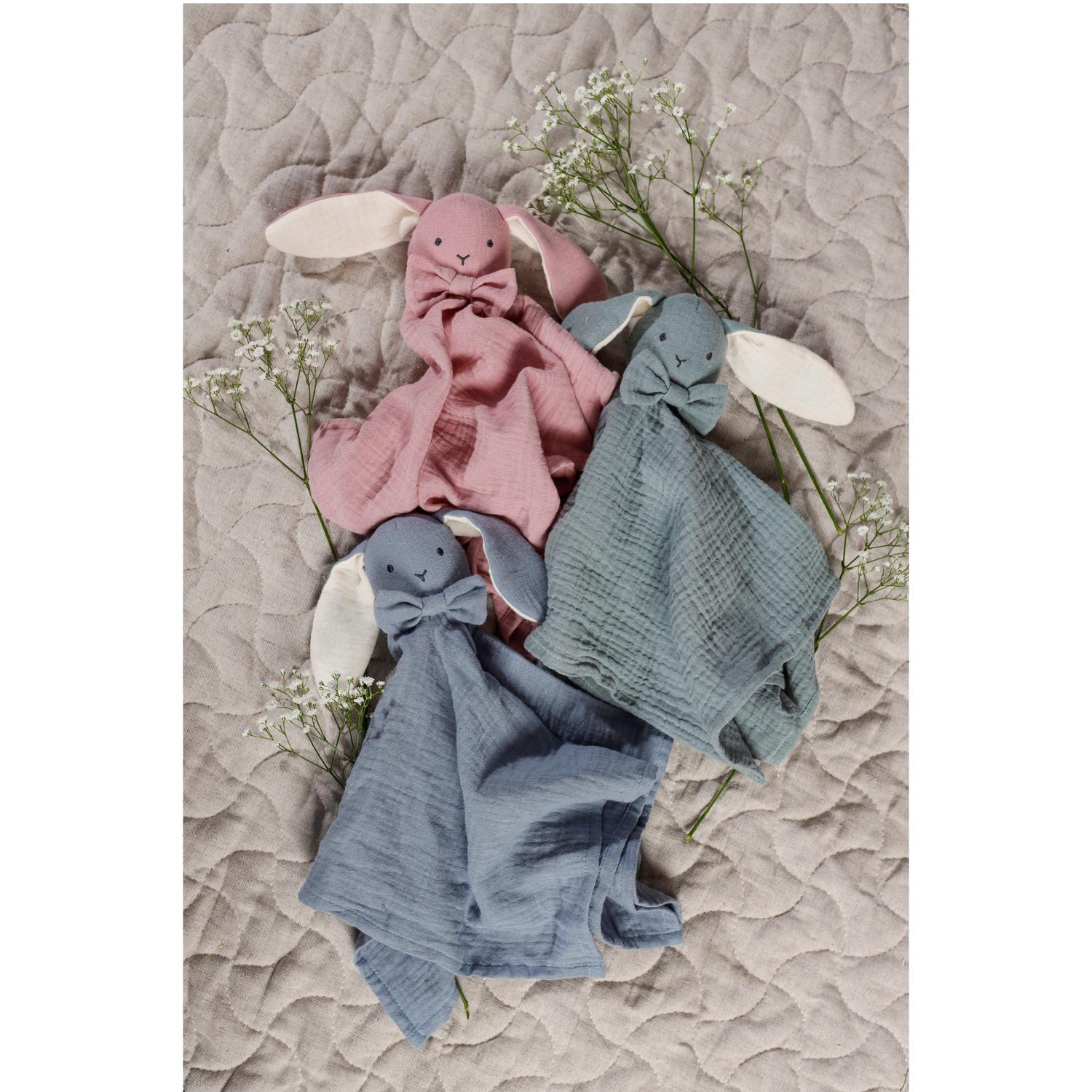 Diinglisar, snuff blanket, rabbit, Muslin blue