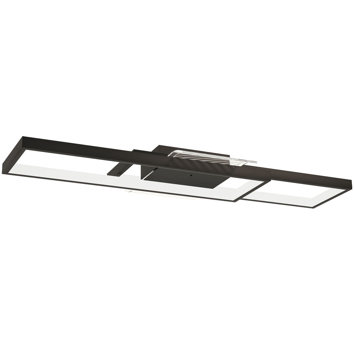 Dimmable LED Ceiling Light, 43W, 4600LM, 3000-6000K, Black