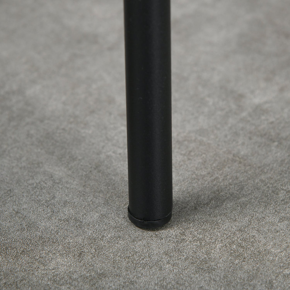Dining Room Stools Set Of 4 Stackable Counter Stools With Padded Seat, Velvet Cover, Black, 41.5X41.5X46Cm