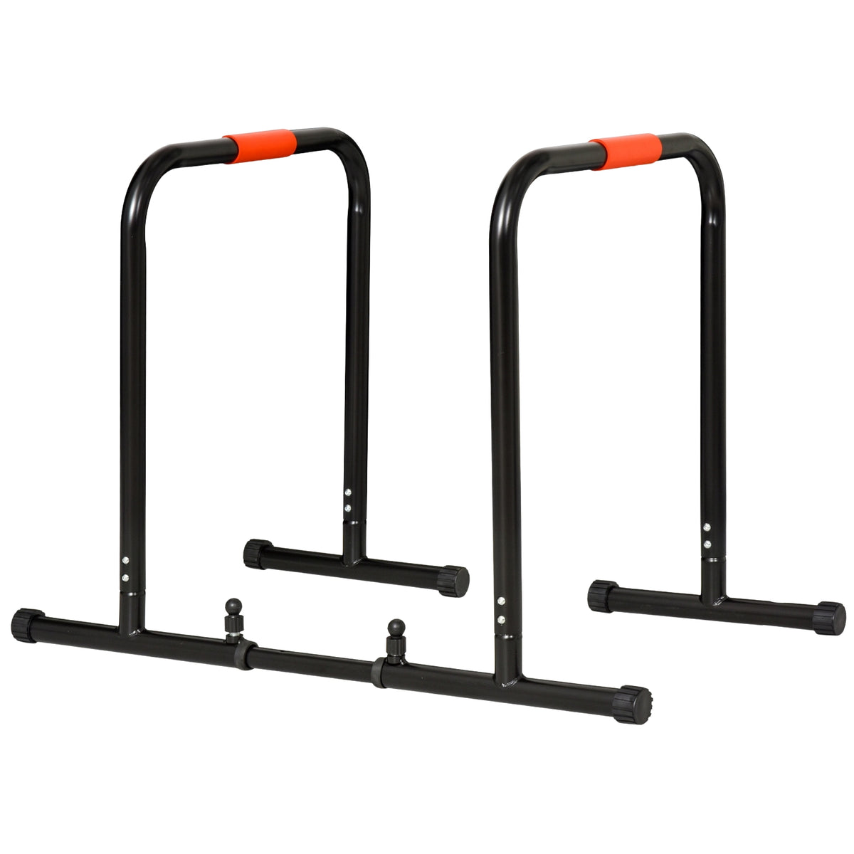 Dip Bar Fitness Push Up Dip Station Adjustable Fitness Multifunctional Steel Black 94/102 X 62 X 73 Cm