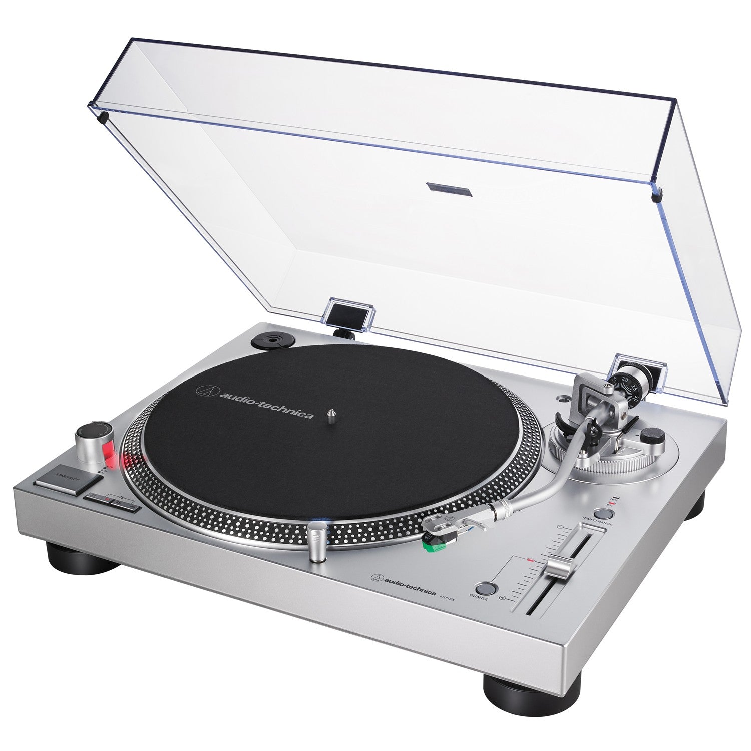 Direct Drive Turntable with USB, Manual, Silver