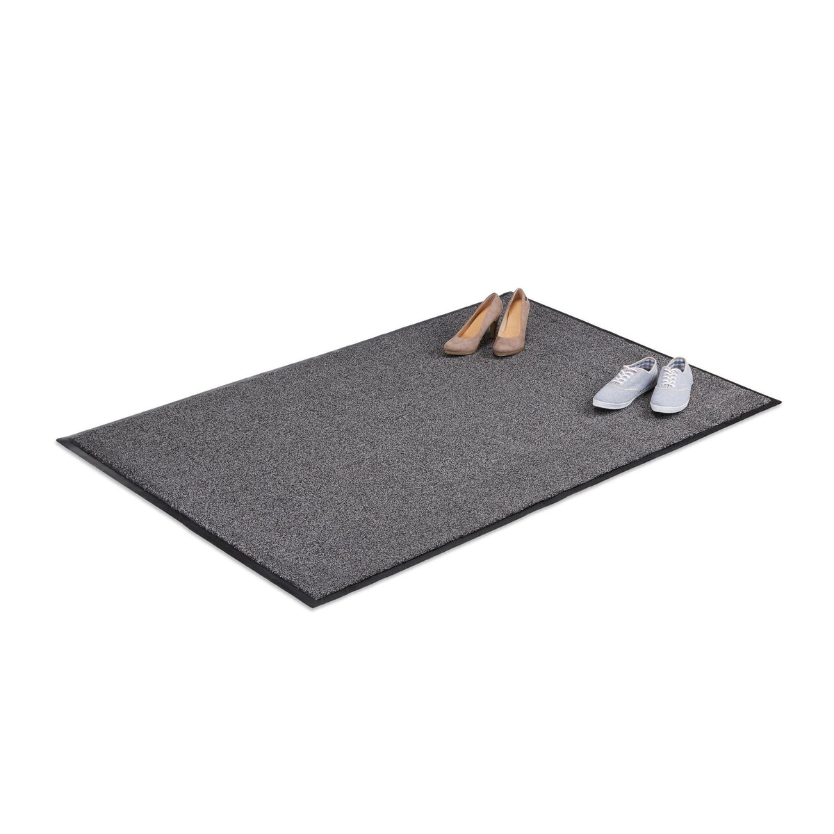 Dirt collecting mat gray