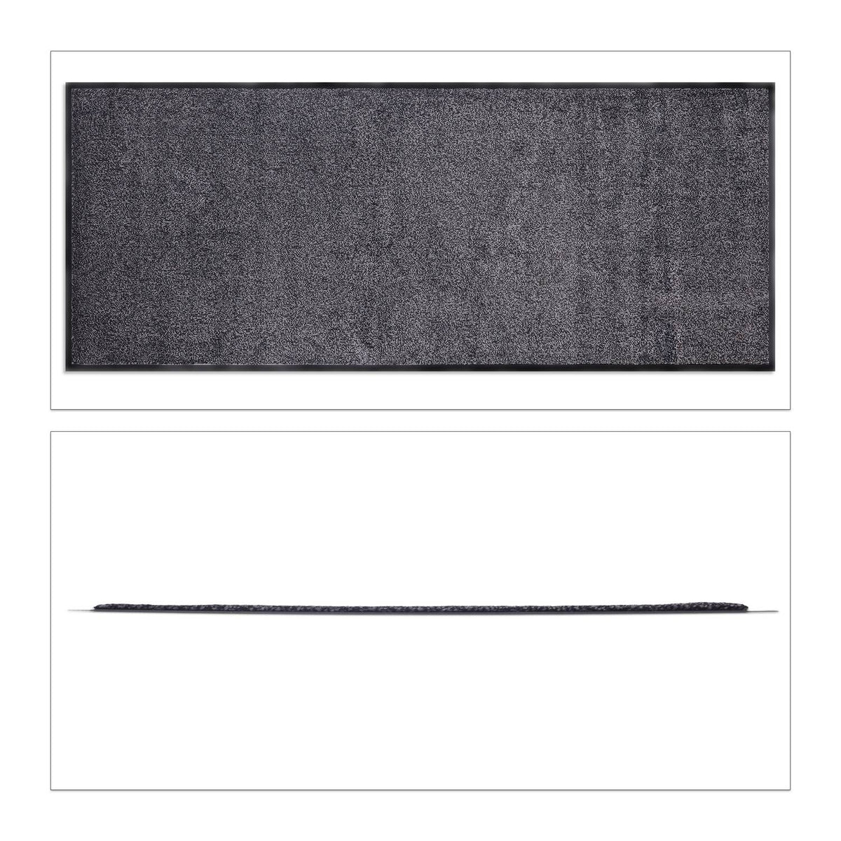 Dirt collecting mat gray