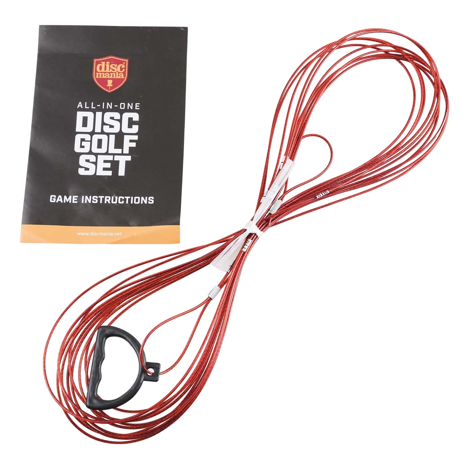 Disc Golf Set with Portable Basket and 4 Putters