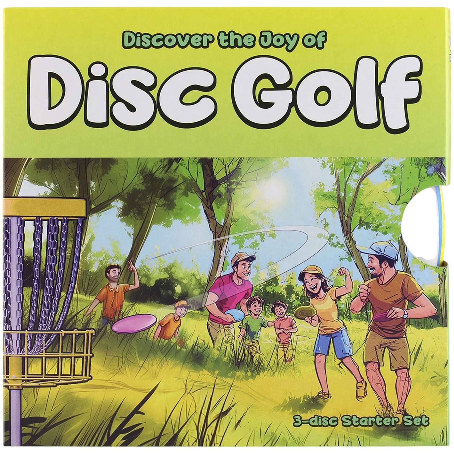 Disc Golf Starter Set, 3 Discs Driver Midrange Putter