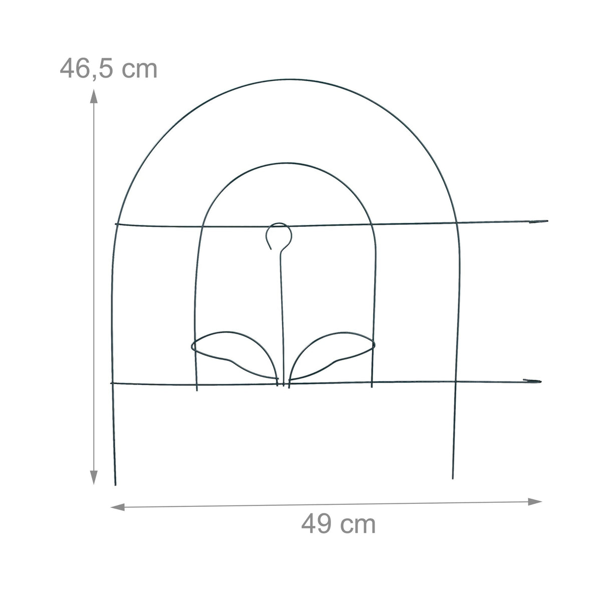 Discount fence 5 panels green