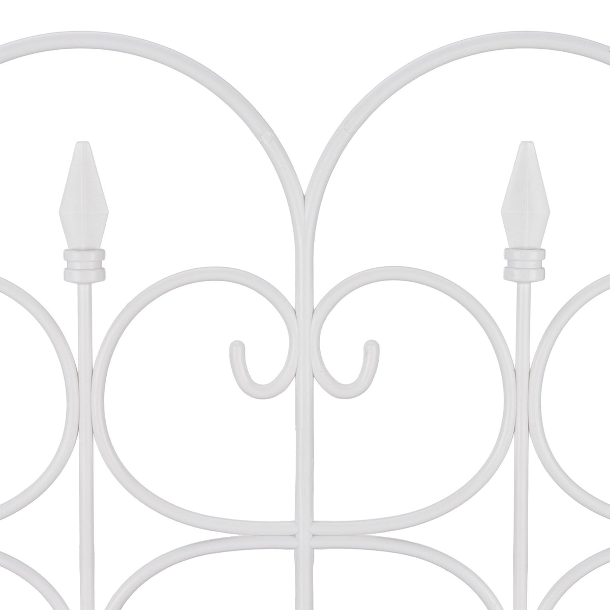 Discount fence plastic black/white