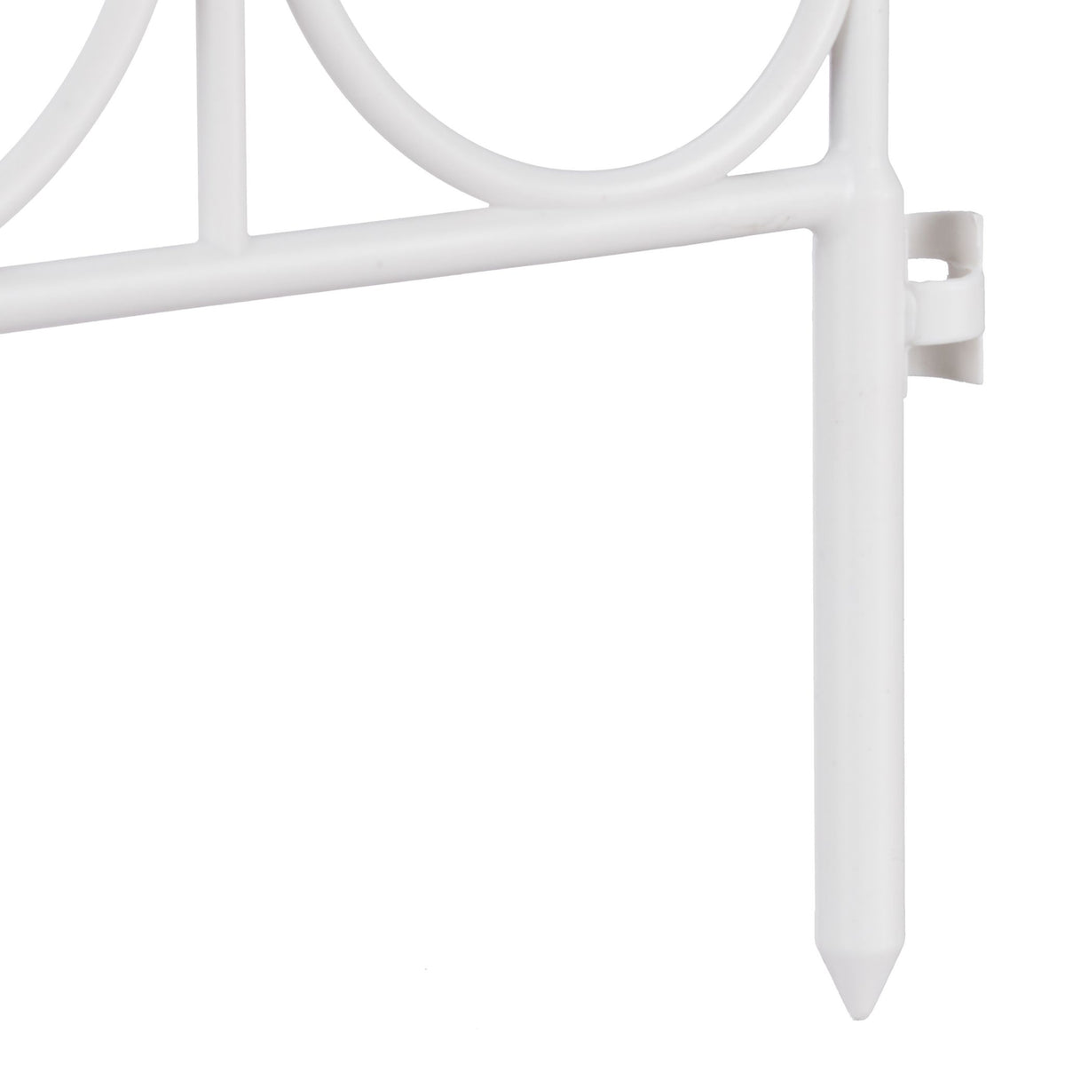 Discount fence plastic black/white