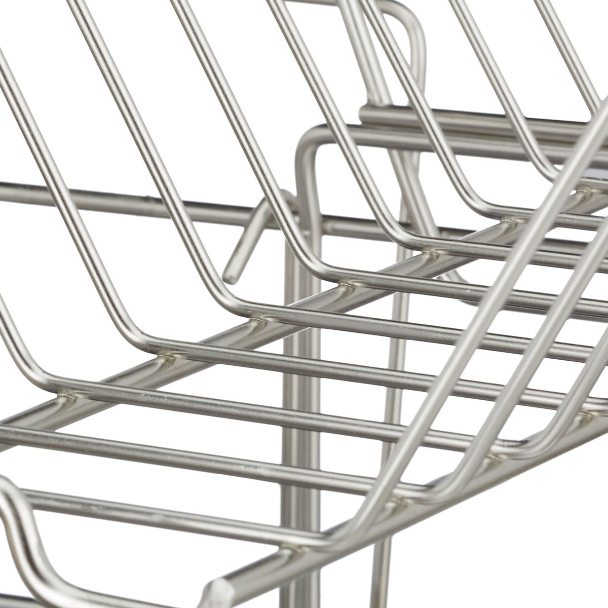 Dish rack with cutlery basket