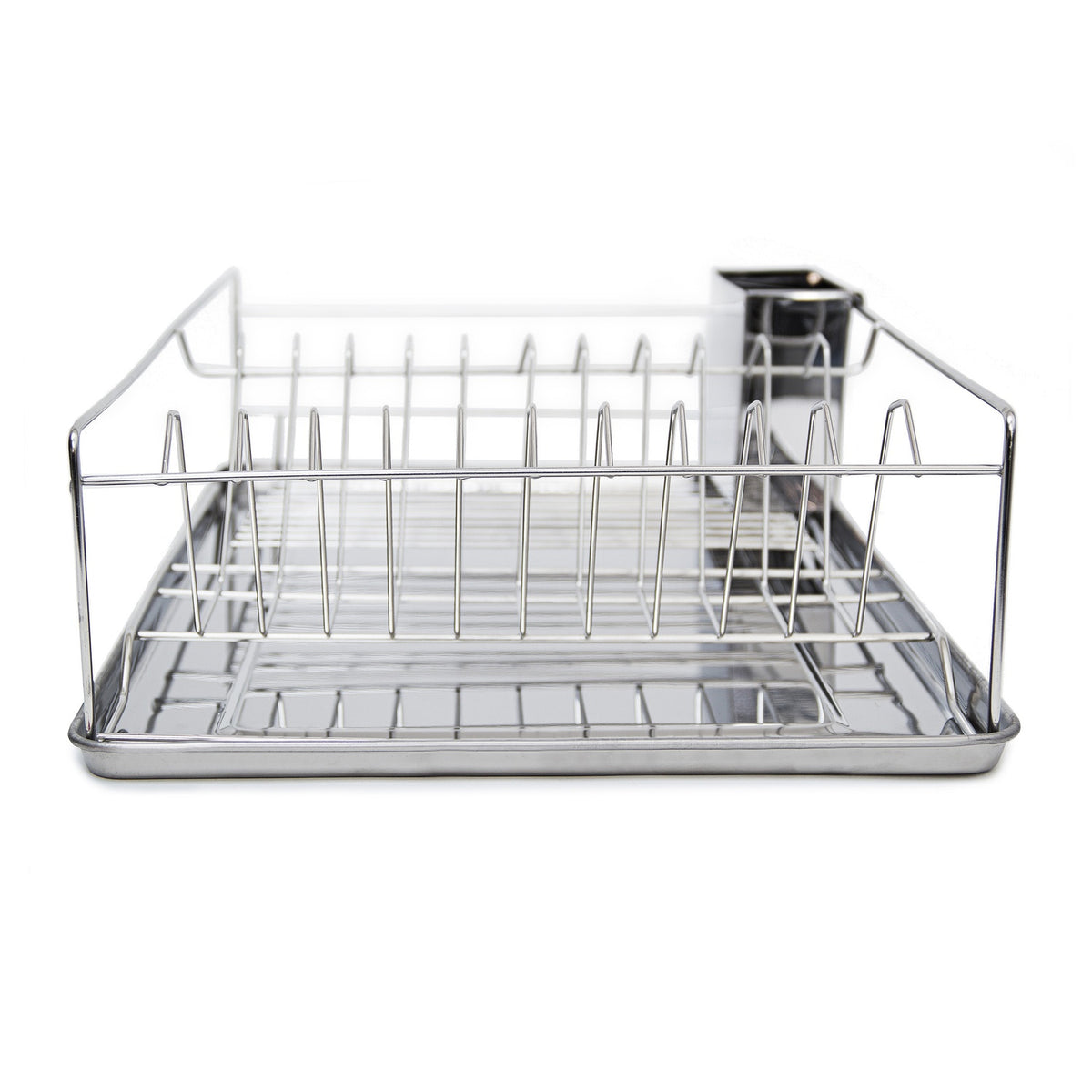 Dish rack with cutlery basket XL