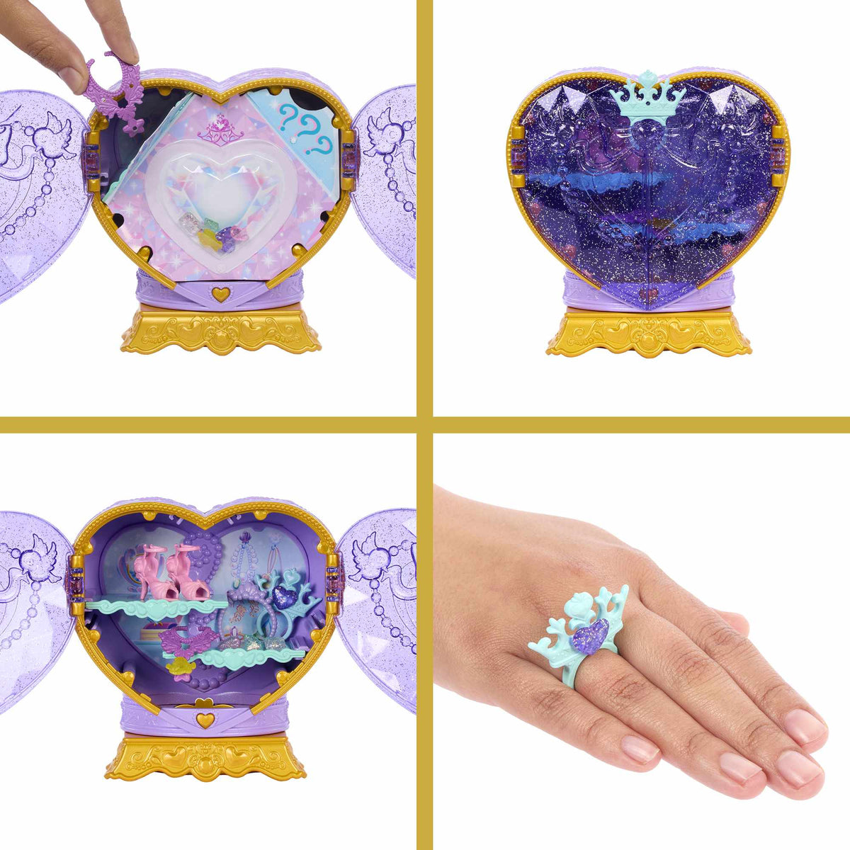 Disney Princess Ariel Heart Wand with Doll & Accessories