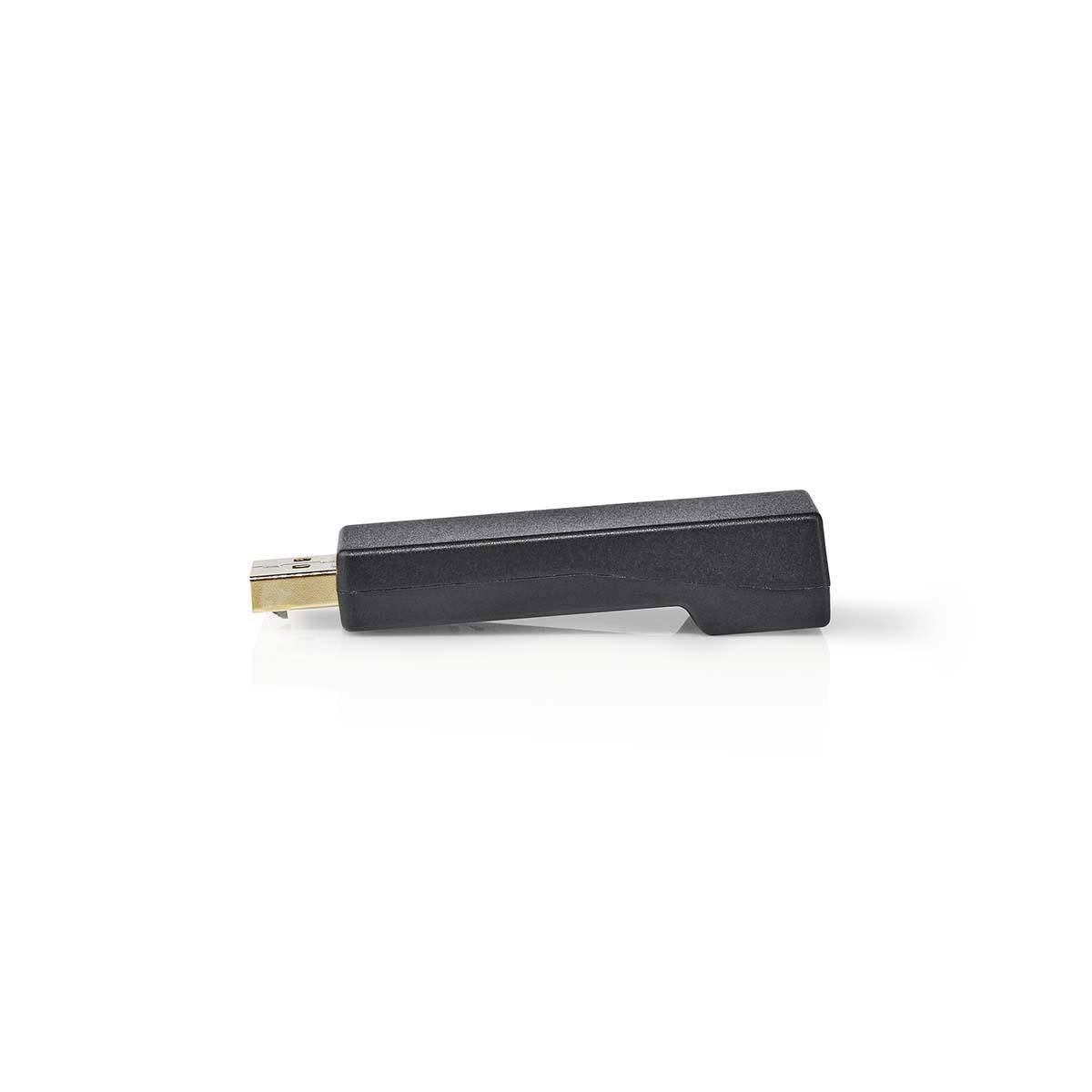 Displayport adapter | DisplayPort Male | HDMI™ Female | 4K@30Hz | Gold Plated | Straight | Round | ABS | ABS | Anthracite | Box