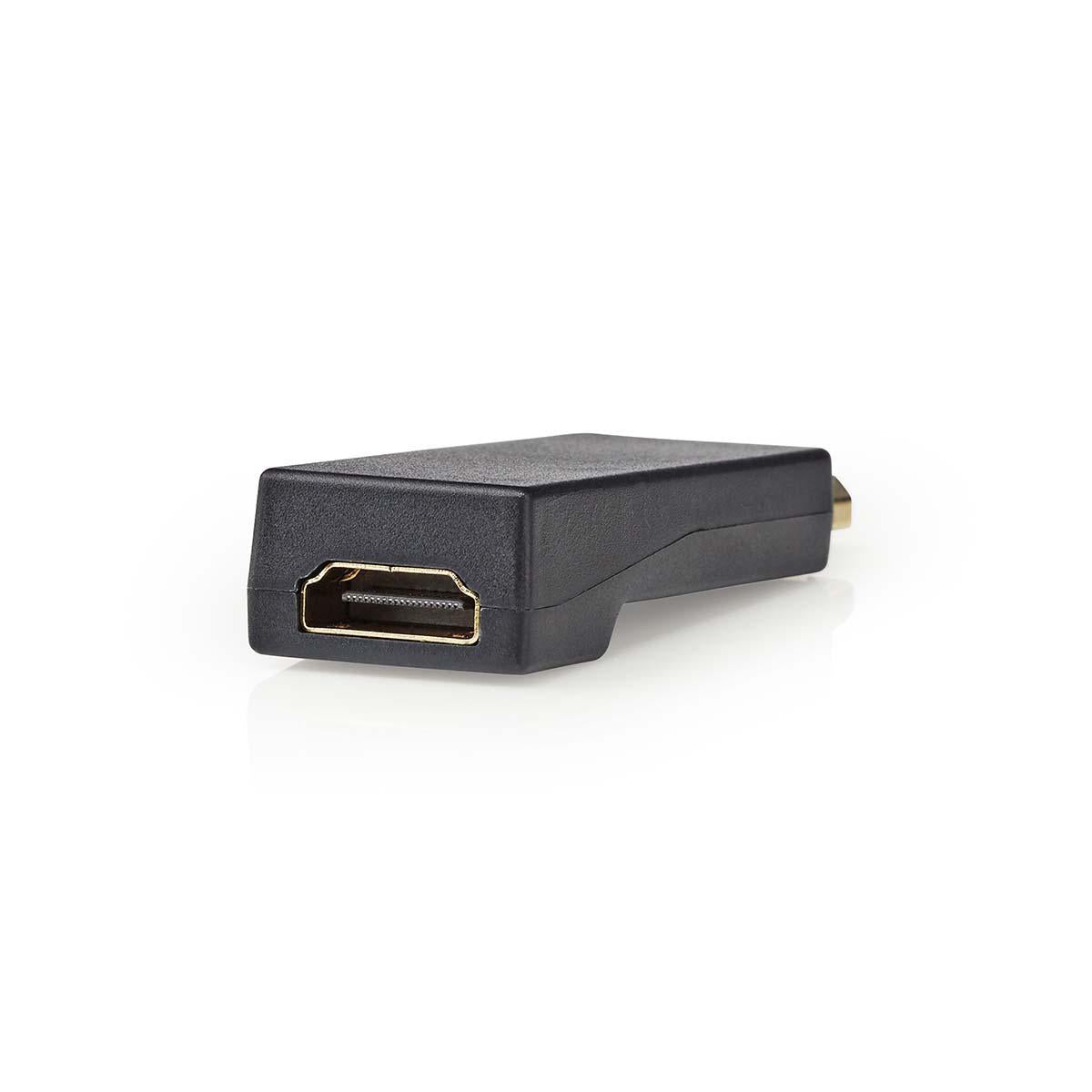 Displayport adapter | DisplayPort Male | HDMI™ Female | 4K@30Hz | Gold Plated | Straight | Round | ABS | ABS | Anthracite | Box