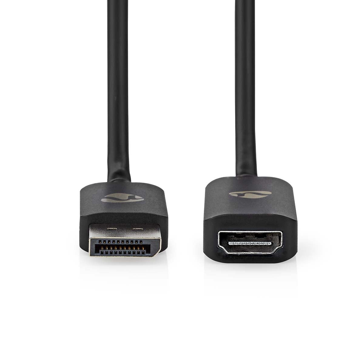 Displayport adapter | DisplayPort Male | HDMI™ Output | 8K@30Hz | Nickel Plated | Straight | 0.20 m | Round | TPE | PVC | Black | Envelope