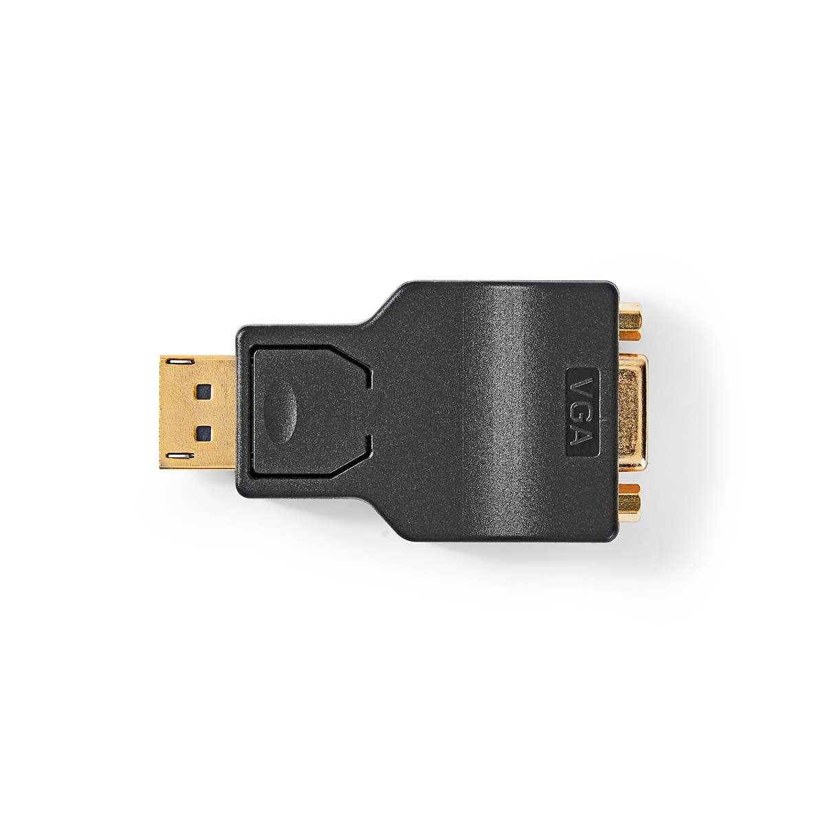 Displayport adapter | DisplayPort Male | VGA female 15p | 1080p | Gold Plated | Straight | Round | ABS | Anthracite | Box