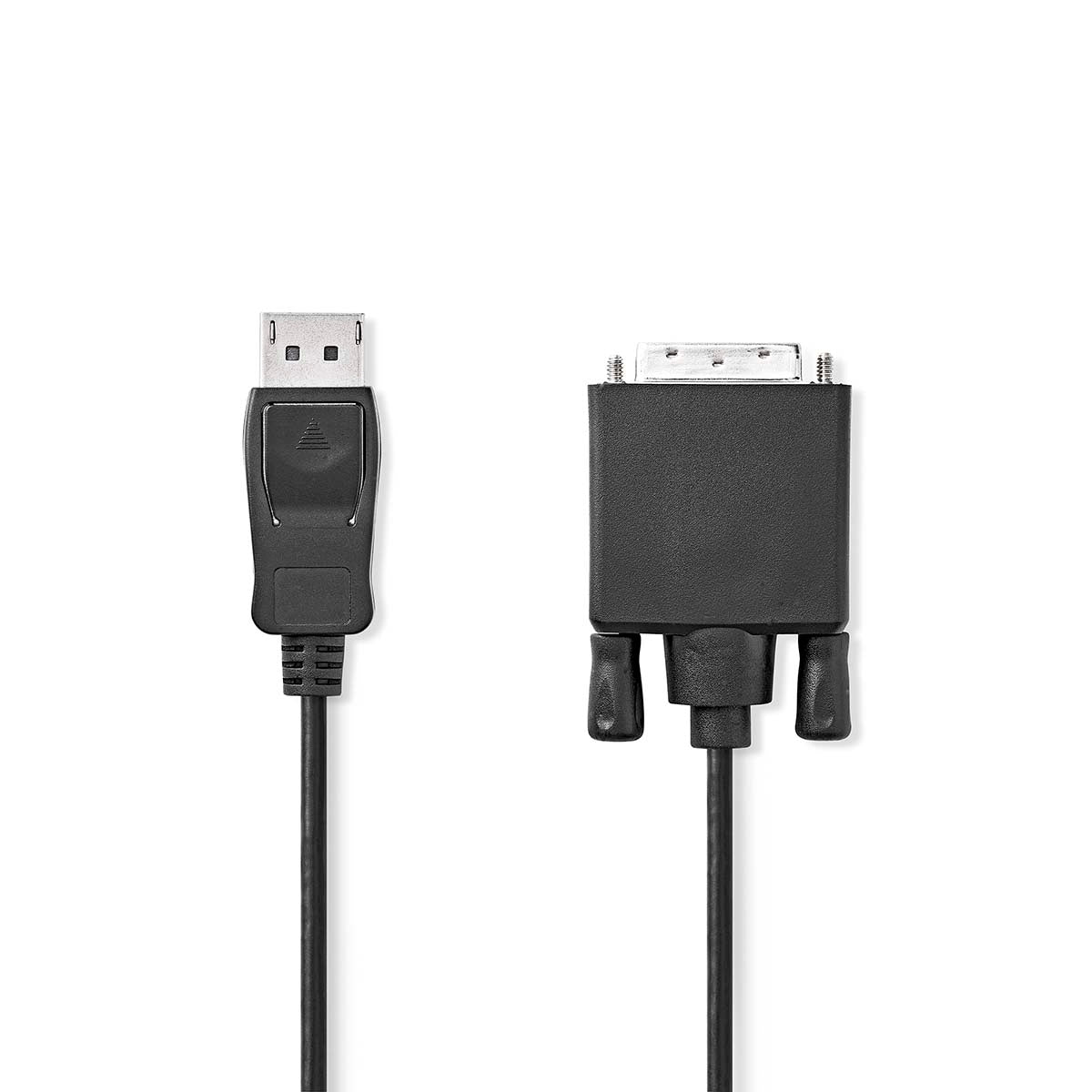 Displayport cable | DisplayPort Male | DVI-D 24+1-Pin Male | 1080p | Nickel Plated | 2.00 m | Round | PVC | Black | Box