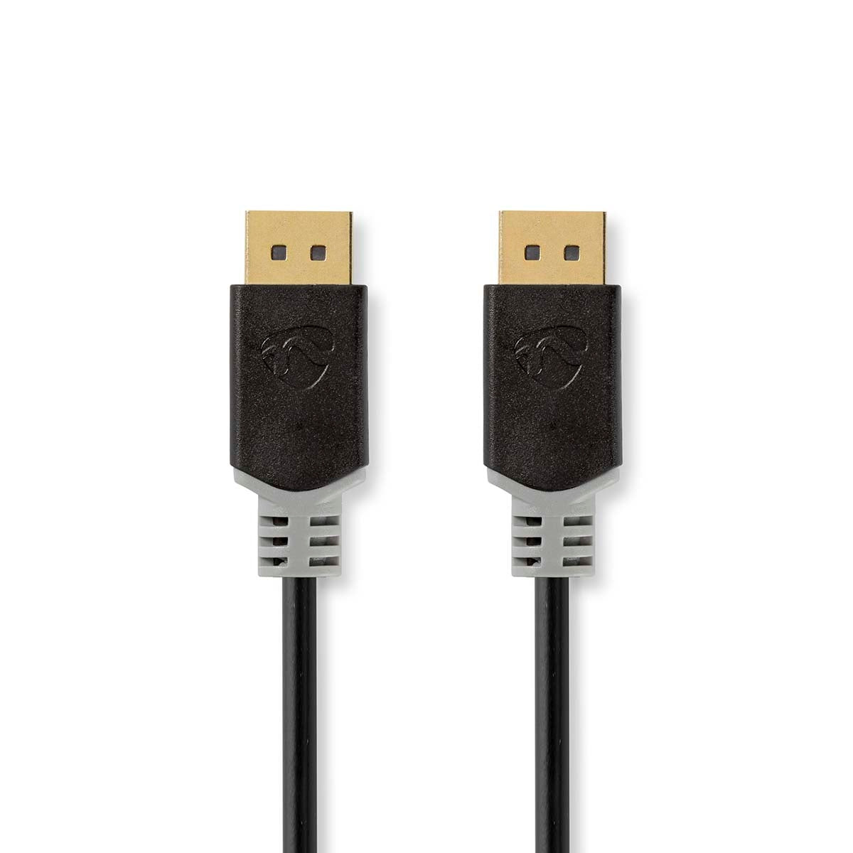 Displayport cable | DisplayPort Male | DisplayPort Male | 8K@60Hz | Gold Plated | 2.00 m | Round | PVC | Anthracite / Gray | Box