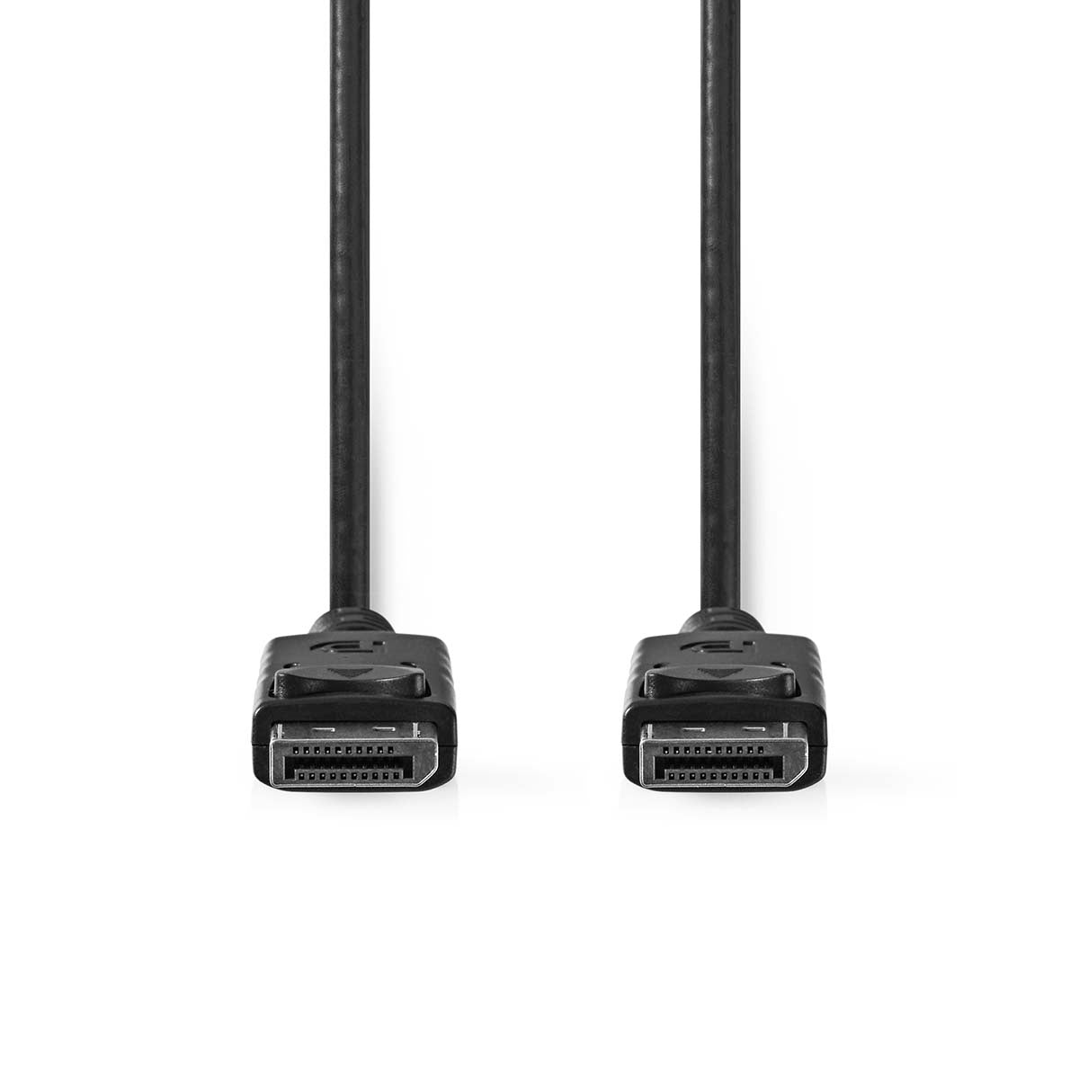 Displayport cable | DisplayPort Male | DisplayPort Male | Nickel Plated | 2.00 m | Round | PVC | Label